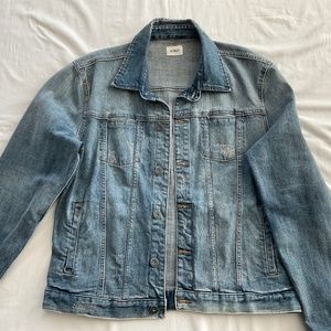 HUDSON, Distressed Denim Jacket